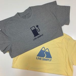2 Patagonia Live Simply Shirts